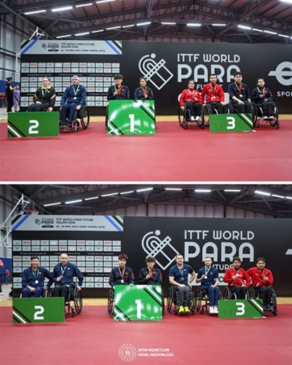 Para masa tenisinde 21 madalya! 