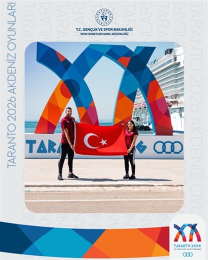 Taranto 2026’da bayrağımız Nesrin Baş ve Emre Sakçı’da!