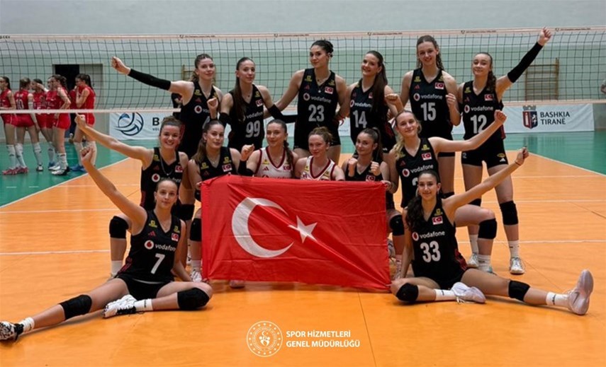 U18 Kadın Voleybol Milli Takımımız Balkan ikincisi! 