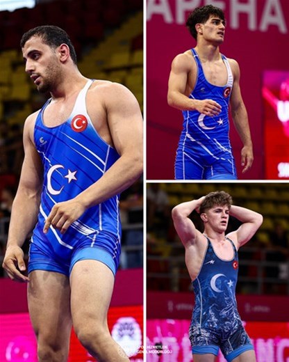 Milli güreşçilerimizden 1 gümüş, 2 bronz madalya! 