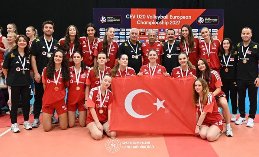 U20 Kadın Voleybol Milli Takımımız Balkan üçüncüsü!