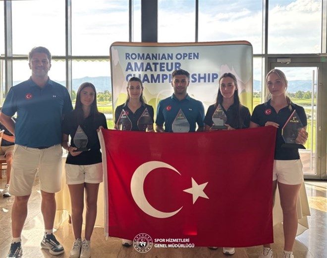 Millî golfçülerimizden Romanya’da 4 madalya! 