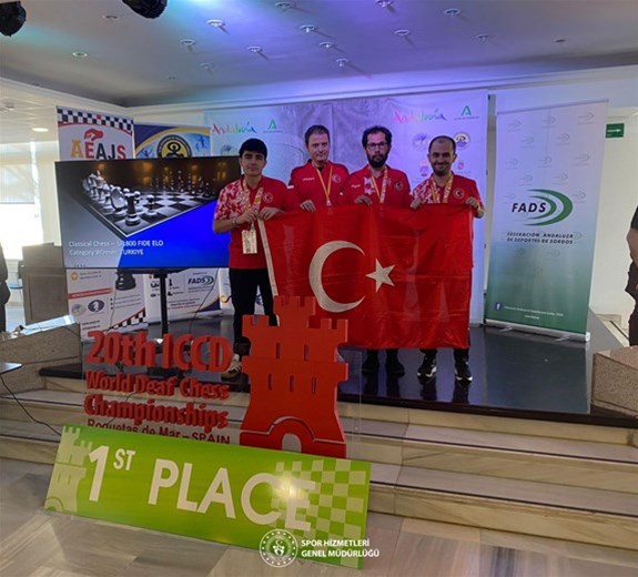 İşitme Engelliler Satranç Milli Takımımızdan tarihi başarı! 
