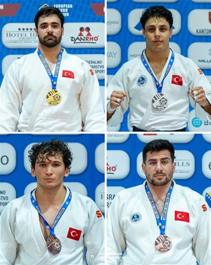 Judoda 4 madalya daha!