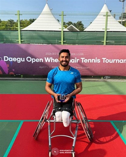 Ahmet Kaplan, teniste 13'üncü kez şampiyon! 