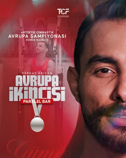  Cimnastikçimiz Ferhat, Avrupa ikincisi! 