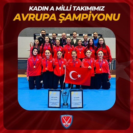 Kadın Hokey Takımımız, Avrupa şampiyonu! 