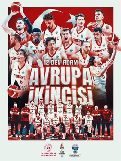 12 Dev Adam Avrupa ikincisi!