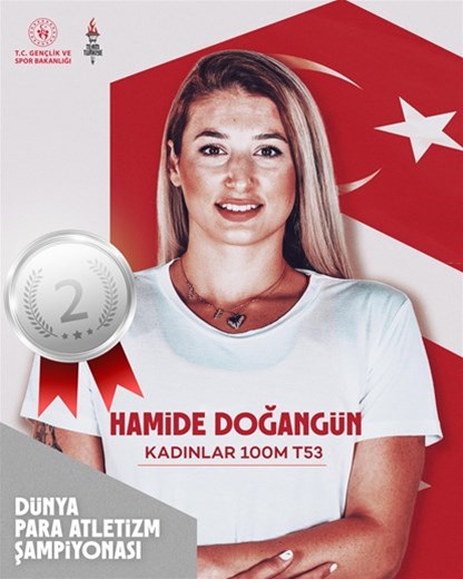 Hamide'den bir de gümüş madalya! 