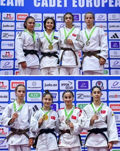Judokalarımızdan 5 madalya!