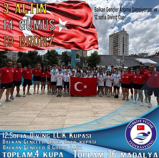  Yüzücülerimizden madalya yağmuru! 