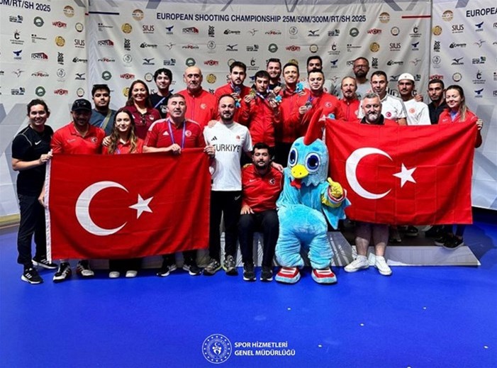 Atıcılıktan 5 madalya!