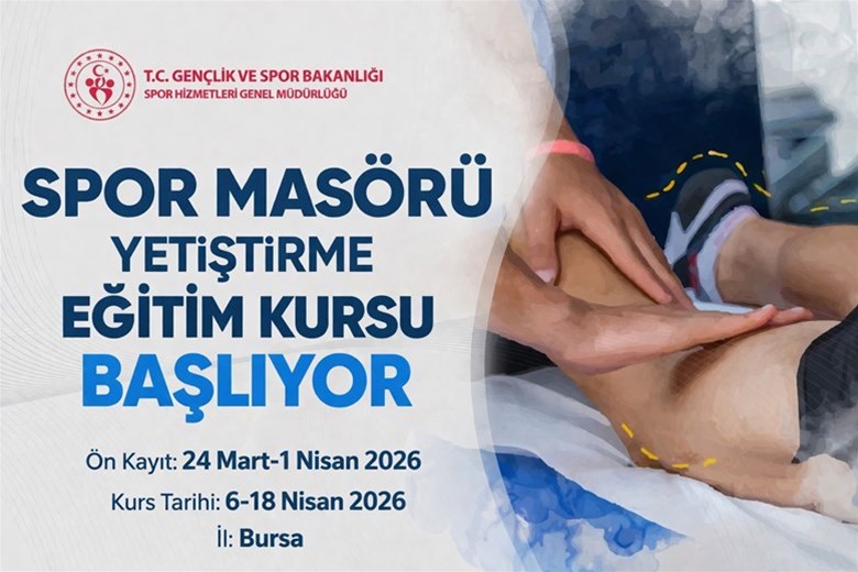Bursa'da Spor Masörü Kursu başvuruları başladı