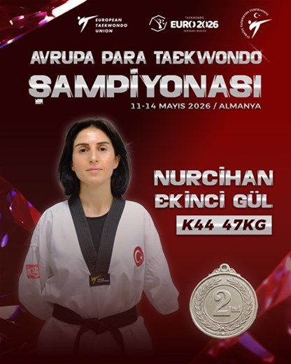 Para tekvandocularımızdan da 4 madalya!