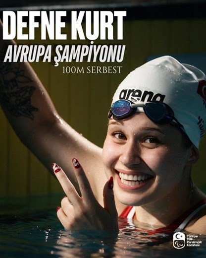 Para yüzücümüz Defne, Avrupa şampiyonu! 