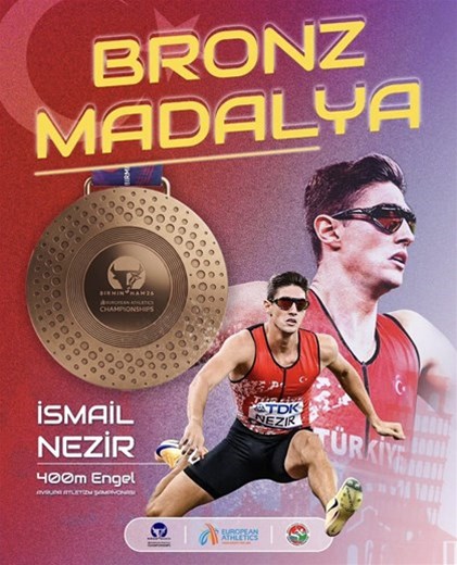 Milli atletimiz İsmail’den bronz! 