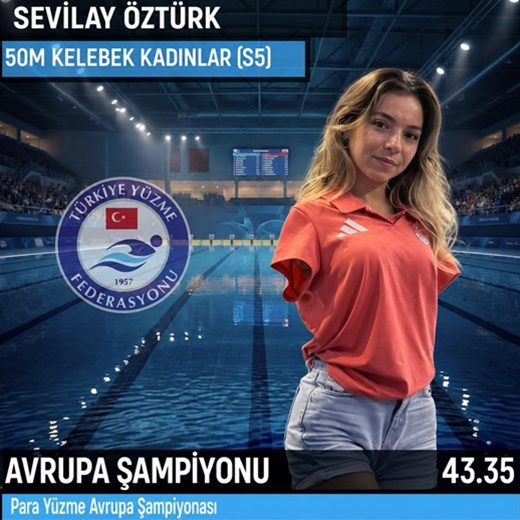 Para yüzmede 3 madalya!