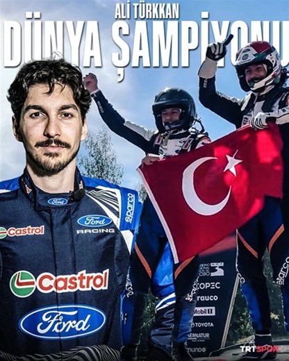 Otomobil sporlarında Ali’den tarihi dünya şampiyonluğu! 
