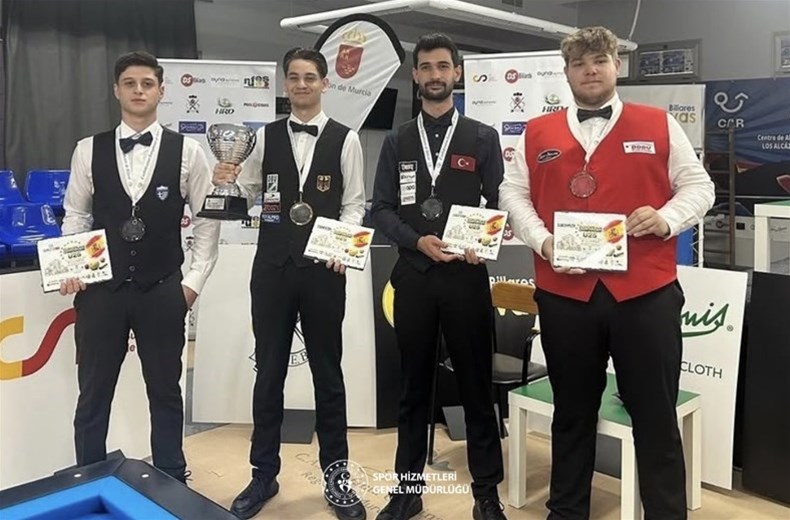 Milli bilardocumuz Alptekin’den bronz!