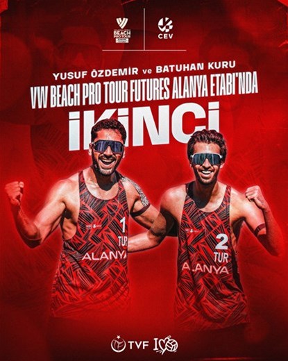  Plaj voleybolcularımızdan gümüş madalya! 