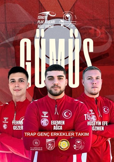 Trap Genç Erkekler Takımımızdan gümüş madalya! 