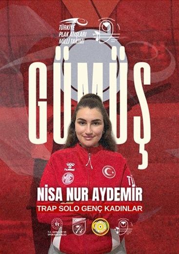 Atıcımız Nisa Nur’dan gümüş madalya! 