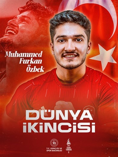 Milli haltercimiz Muhammed Furkan'dan dünya ikinciliği!