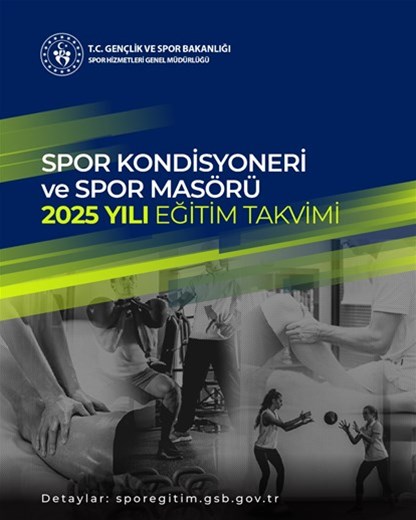 Spor masörü ve kondisyoneri kurs takvimi açıklandı