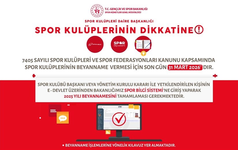 Spor Kulüpleri İçin Önemli Duyuru!