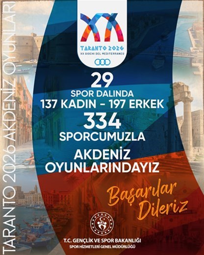 Taranto 2026 Akdeniz Oyunları başlıyor!