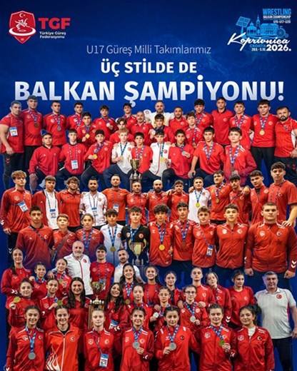 Güreşçilerimizden 86 madalya!